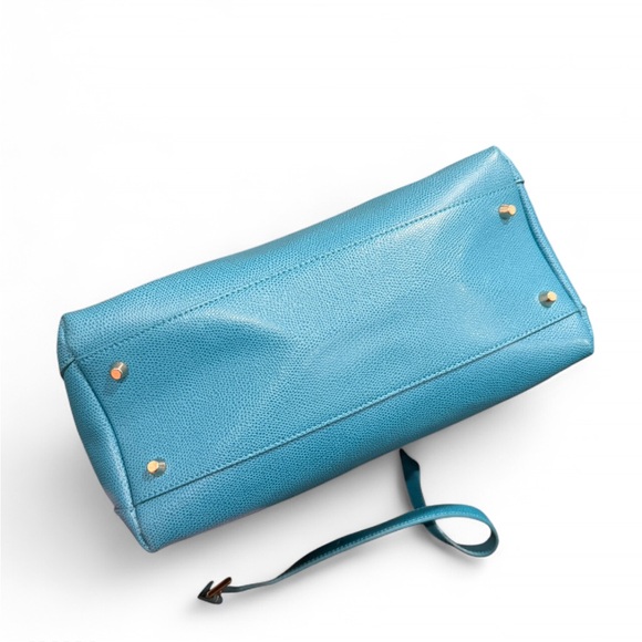Furla Elegant Teal / Turquoise Crossbody Handbag - Picture 3 of 10